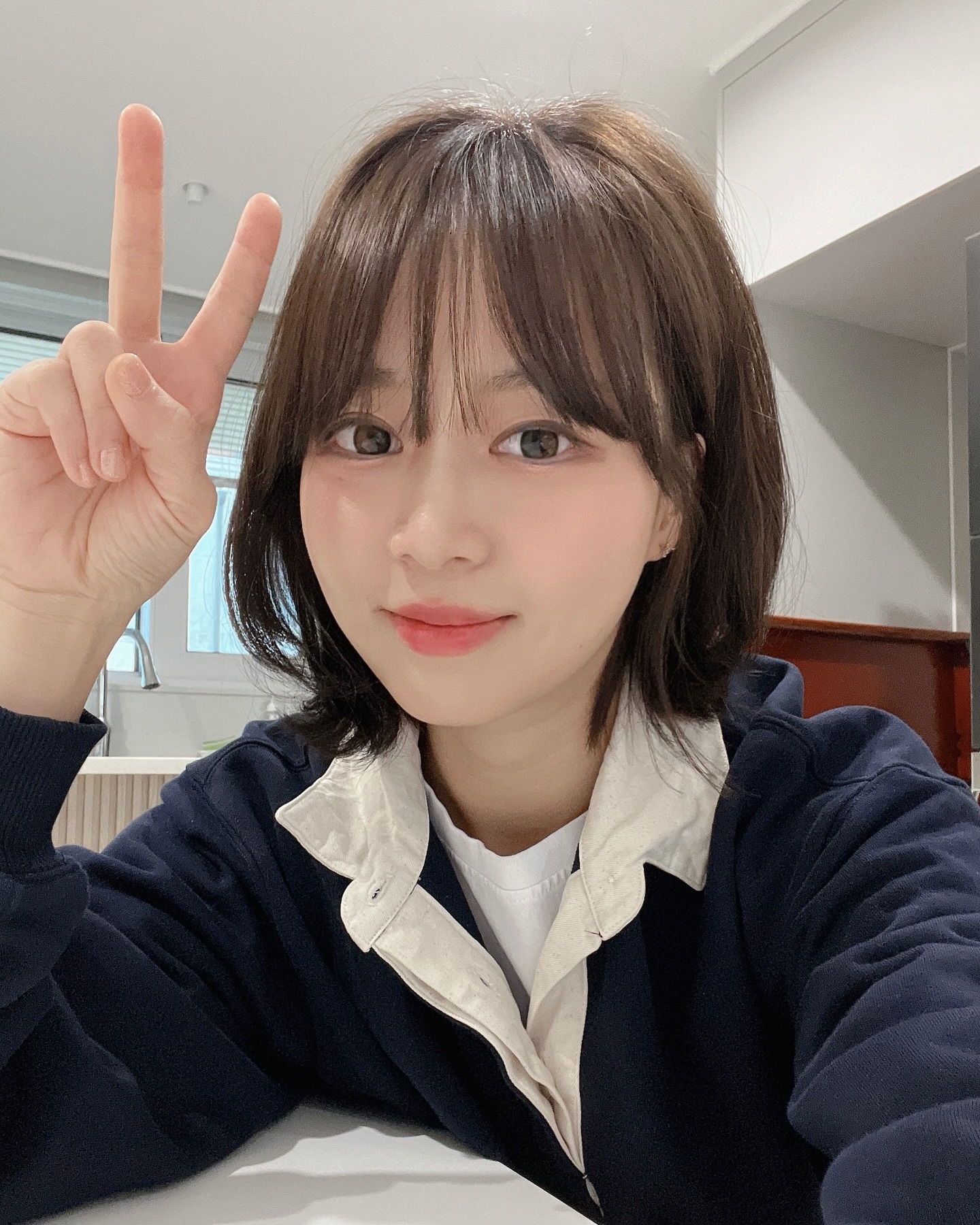 뿌염 귀찮아서 어둡게 #염색