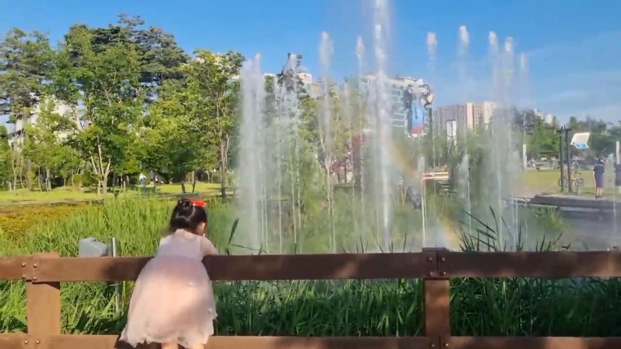 #5살딸 #무지개🌈 #cg아님주의