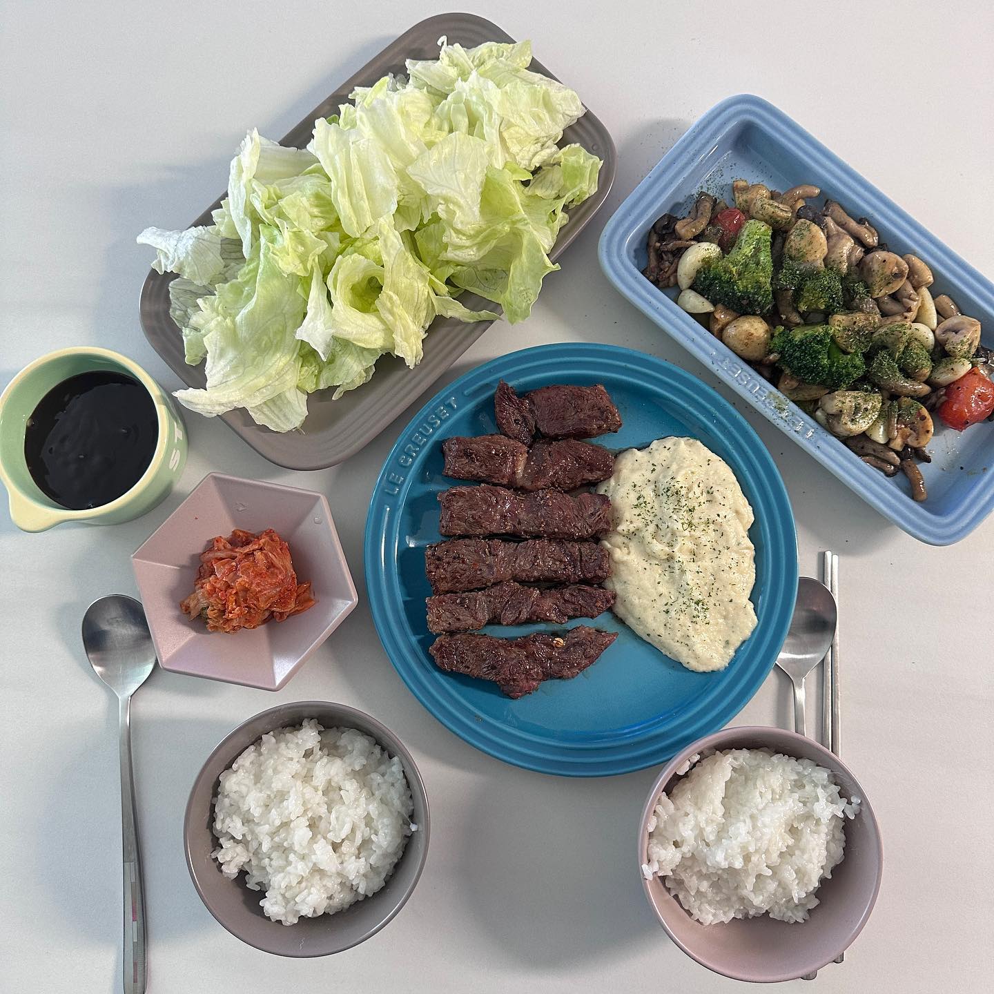 우와 점심 마싰다🐷