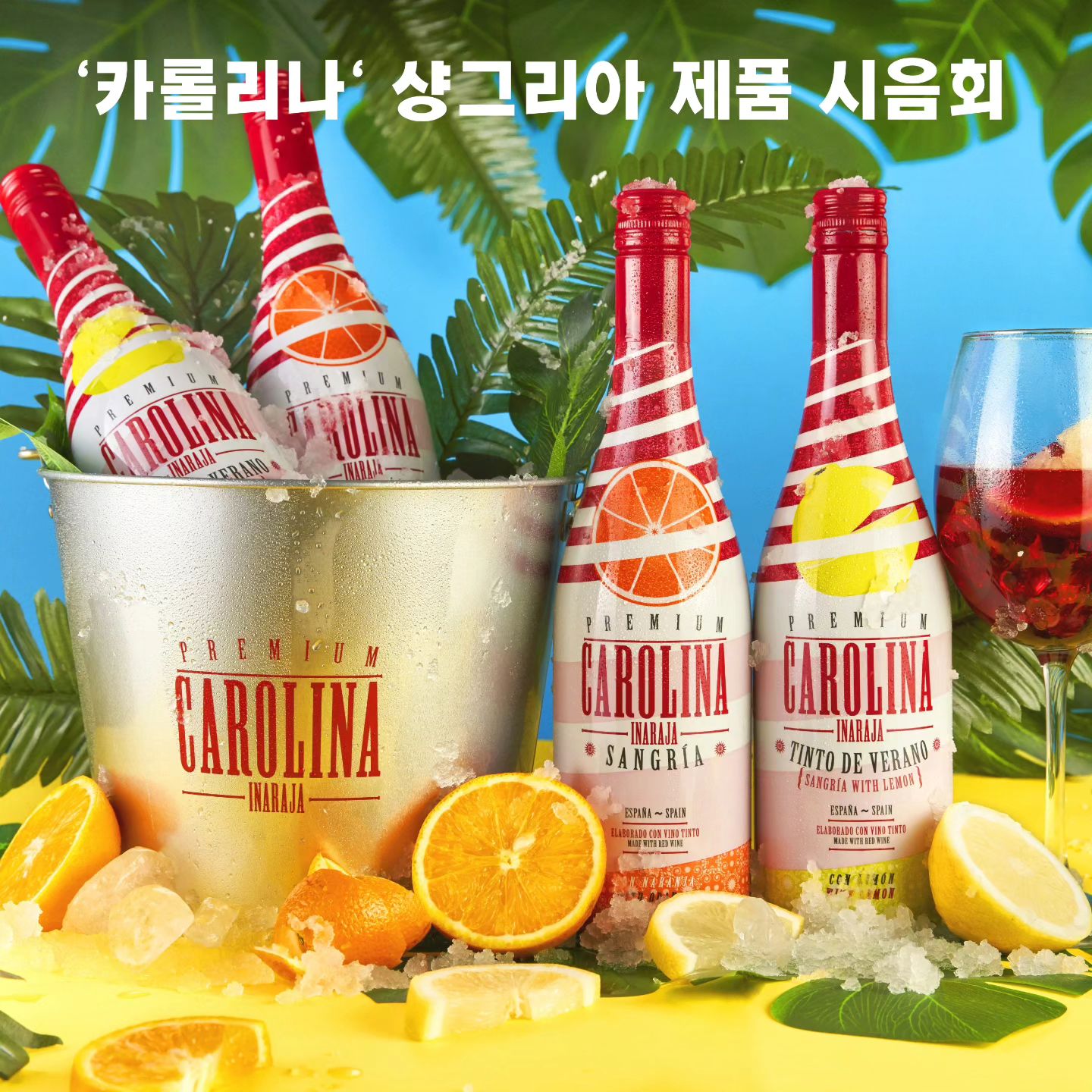 .
🌈  마이비어 , '카롤리나' 샹그리아 제품 시음회를 개최!!

일시 :  2023.12.22일 금요일 15시~18시 

장소: 꽃바위 한마음식자재마트(방어동 제일교회 부근)

mybeer.official

#마이비어 #샹그리아 #카롤리나 #코나맥주 #편의점와인 #스페인와인 #몬테라레이나 #상그리아오렌지 #코나비어