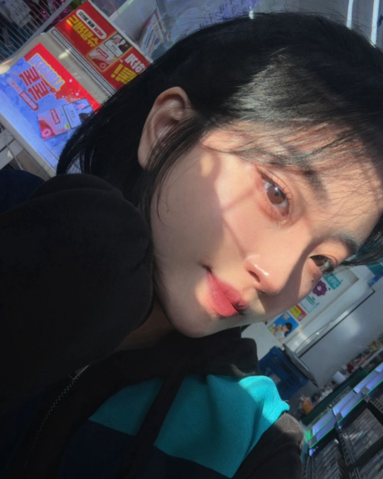 단발 .., 아니고 포니테일