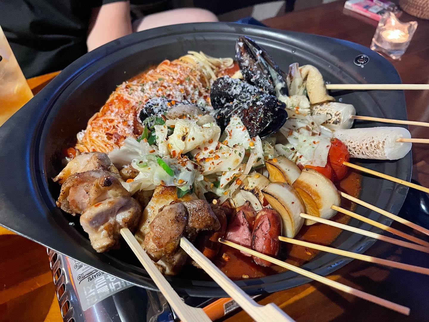 하이볼과 함께즐기는 모리나베😋
#심야주택#협찬