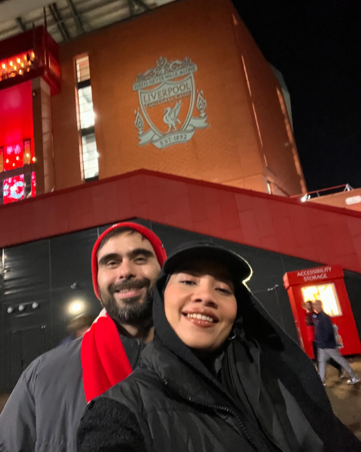 Champions league night with my love❤️ here for a few days. merseyside friends hit me up!