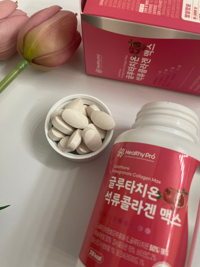 글루타치온영양제 물없이 씹어먹는 츄어블 ㅣ 헬씨프로 글루타치온 석류콜라겐 맥스