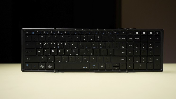 당신의 글쓰기에 자유를 : 접이식 블루투스 키보드 inote XK903B