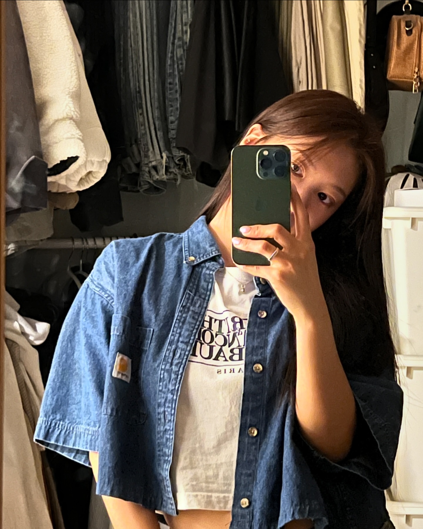 동네 빈티지샵 발견쓰 해서 리폼셔츠 겟✌🏻

#빈티지샵#추천안해줄생각#😈