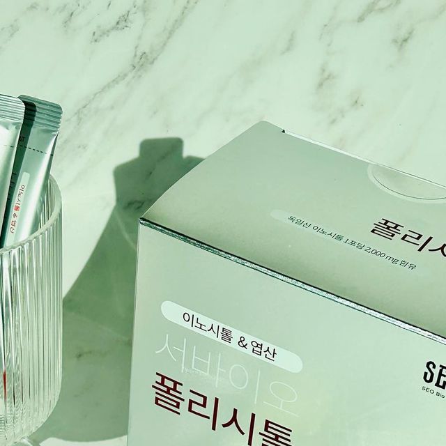 뷰티인플루언서 민트 on Instagram: "#광고 다낭성이 있거나, 임신준비를 하시는 분, 월경 증후군이 심하신 분들에게 딱 좋은 영양제에요😆 서바이오 폴리시톨🍋 저도 진짜 다낭성이 매
