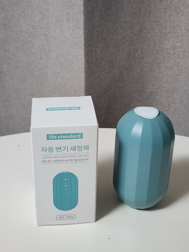 라이프스탠다드 퐁당변기세정제로 변기자동청소하기