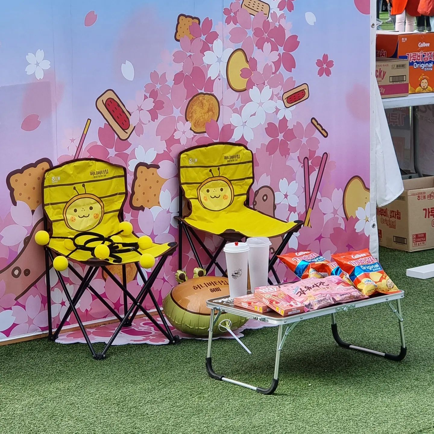 #해태허비 #해태봄꽃축제 #해태신상 #자유시간크리스피딸기 #가루비감자칩 #포키딸기
