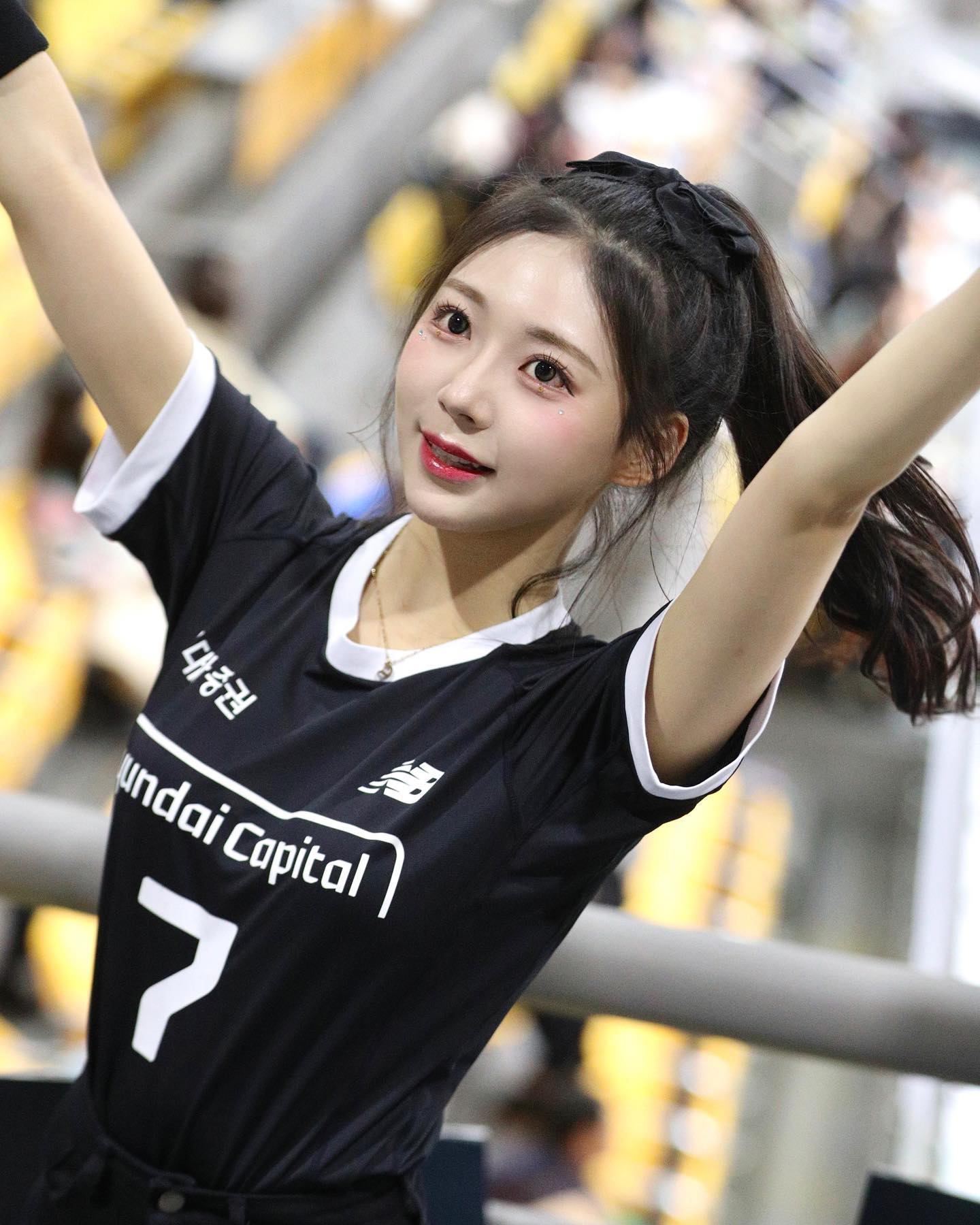 내일도 힘을 내보자 바오야 !🐼

#조예린 #치어리더 #현대캐피탈스카이워커스