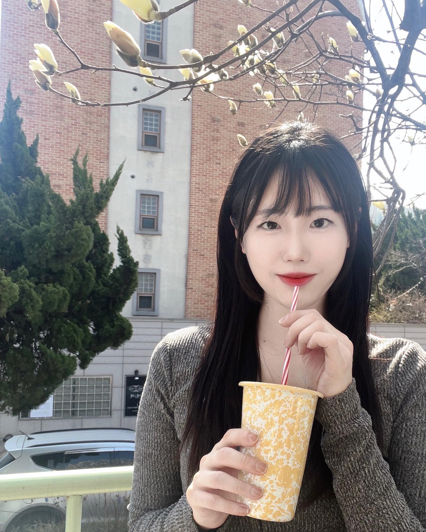 올해 목련은 내가 일등~!!!🙋🏻‍♀️🤍🌸