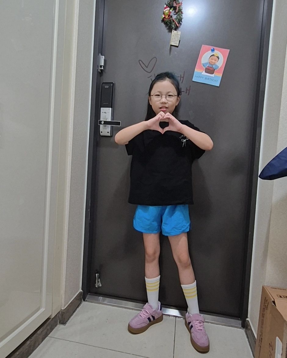 #등교완료🙋‍♀️ 
잘다녀와♡이쁜이♡