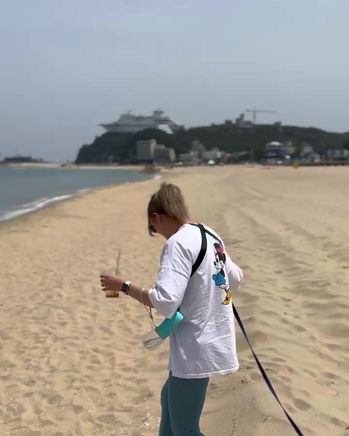 물은 무섭지만 행복한 리온이🥰