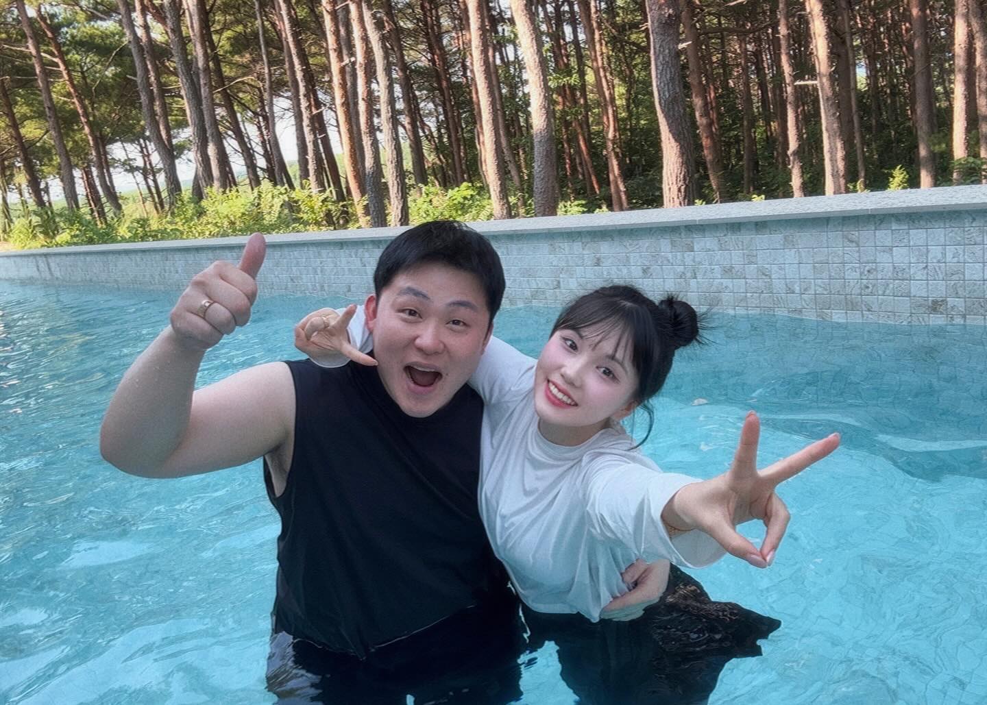 여름 물놀이 뽕빼기 성공🫧🎶🌈