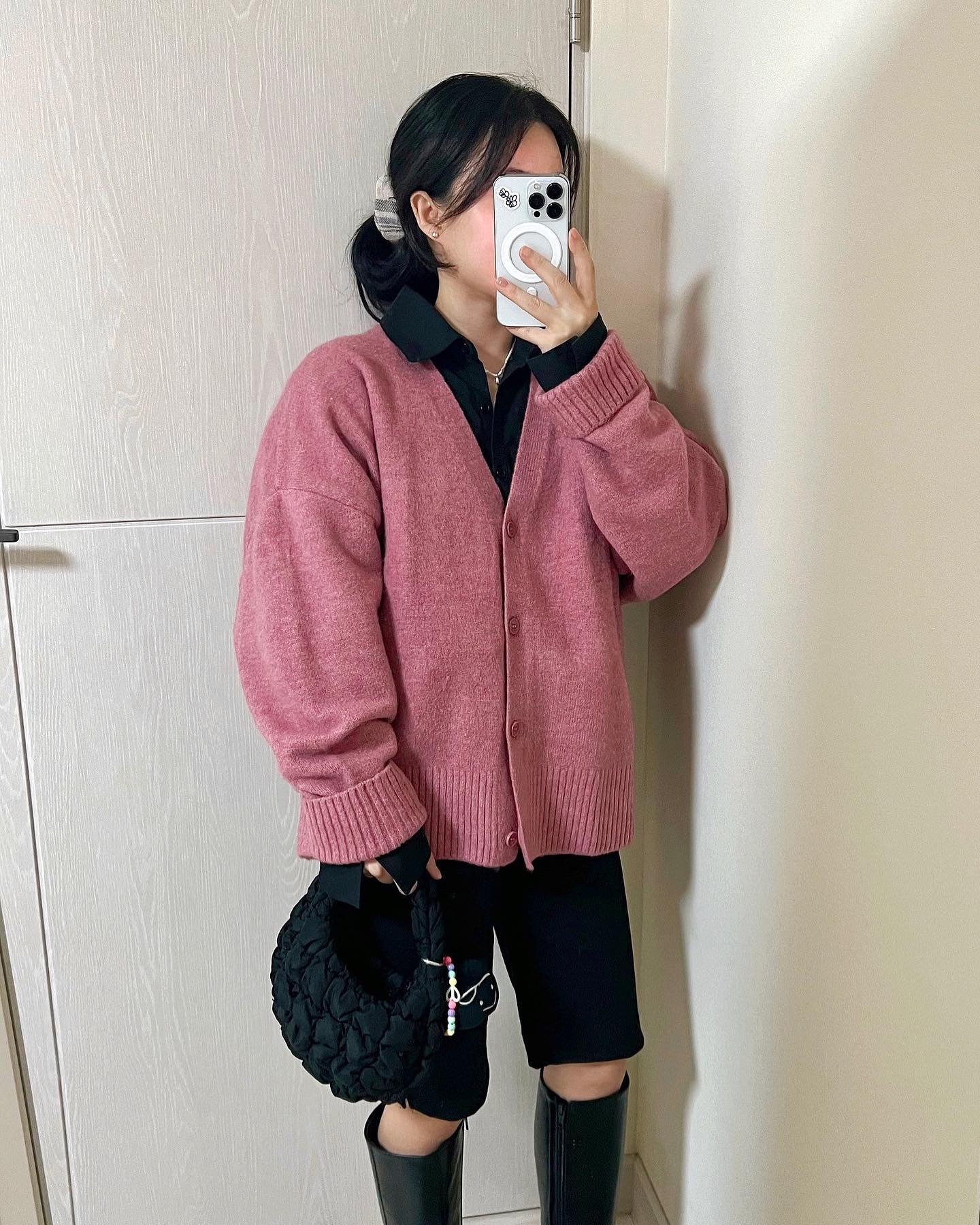 블랙🖤핑크조합🩷