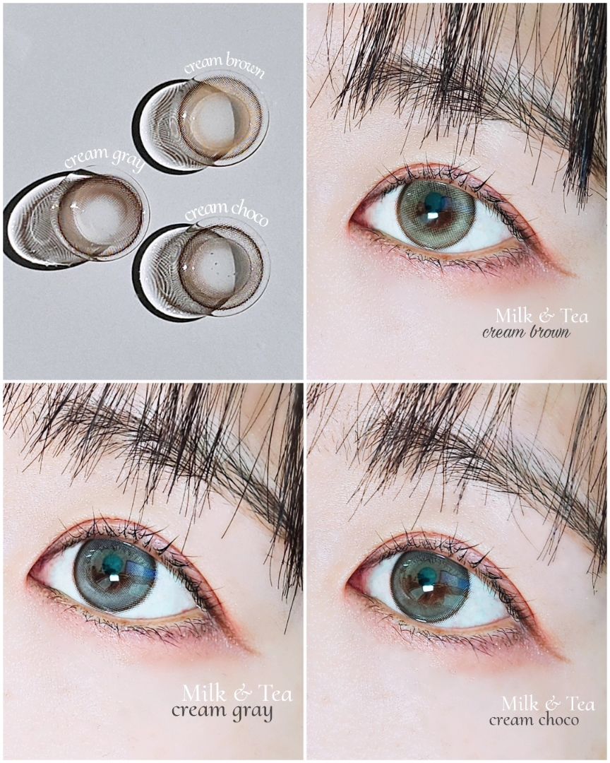 #제품협찬 #밀크티한잔하실래요
츄렌즈 밀크앤티
⠀
1 day (1 pack 10 pcs)
G.DIA: 13.4mm
PC+Hydrogel
⠀
원데이에 수분함량도 높아 뺄 때 조금 미끌거리긴 하지만 ㅋㅋ
그만큼 착용감이 좋고 부드럽고 순딩한 눈빛을 만들어 주더라구요.
⠀
크림브라운 👉 다크 브라운+크림 브라운
크림그레이 👉 다크 베이지+에쉬 그레이
크림초코 👉 다크 초코+모카 브라운
⠀
3 컬러 다 이름처럼 부드러운 밀크 감성이 담겨 데일리로도 딱이라
취향따라 고르시기만 하면 되겠습니다.

아. 크림초코는 츄 렌즈 유일 초코 컬러이니 ㅋㅋ 참고하시길
❤️🤎❤️

winc_app chuulens chuulens_kr
#츄렌즈 #밀크앤티 #chuulens #윙크렌즈 #밀크앤티원데이 #컬러렌즈 #컬러렌즈추천 #윙플리뷰
⠀