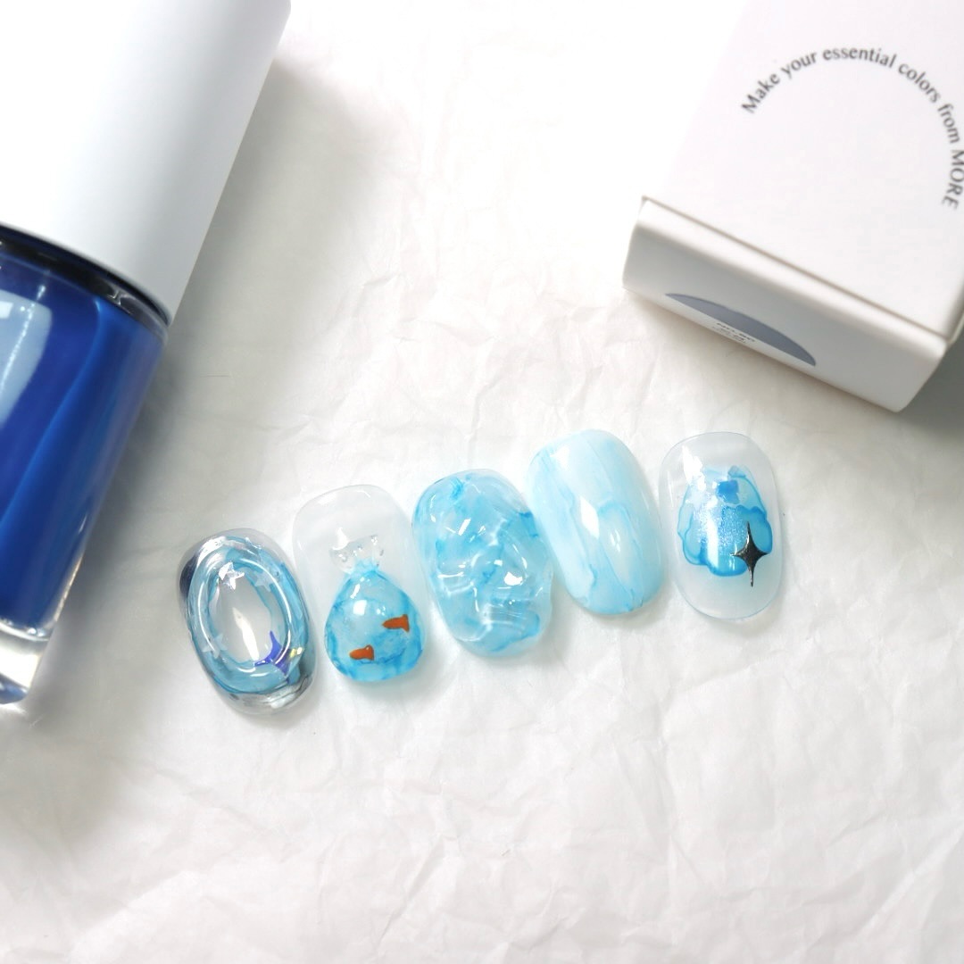 ⠀
⠀
⠀
⠀
실버에 블루로⠀
시원한 여름 네일💙⠀
⠀
⠀
⠀
⠀
┼━─*♥*─━┼⠀
⠀
⠀
⠀
🛒⠀
moregelofficial  #아트리퀴드 #잉크네일 
⠀
⠀
⠀
⠀
⠀
⠀
⠀
⠀