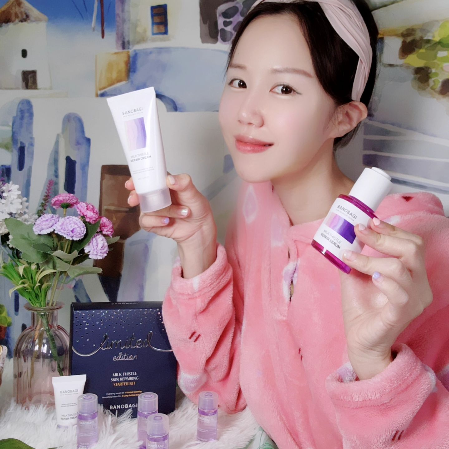 #협찬 banobagi.official #바노바기코스메틱 #밀크씨슬스킨리페어링스타터키트
바노바기코스메틱 제품은 순하고
보습력도 좋아서 평소 좋아하는
제품인데 그중에서도 더 애정하는 밀크 씨슬 스킨
리페어링 스타터 키트가 나왔더라구!!!

미니미사이즈라 나처럼 자주 여행 가는
사람한테 딱이더라고!!!
바노바기 제품을 처음 접해보는
사람들도 세럼 크림 등 다 써볼 수
있어 좋아할듯😁

패키지도 이쁘니까 선물용으로도 굿👍
이번 윈터에디션 한정판이니 놓치지마 
#여행화장품 #한정판 #패션 #겨울화장품 #보습관리 #화장품#뷰티 #연말선물 #크림 #무자극화장품 #토너 # #밀크씨슬리페어 #윈터에디션