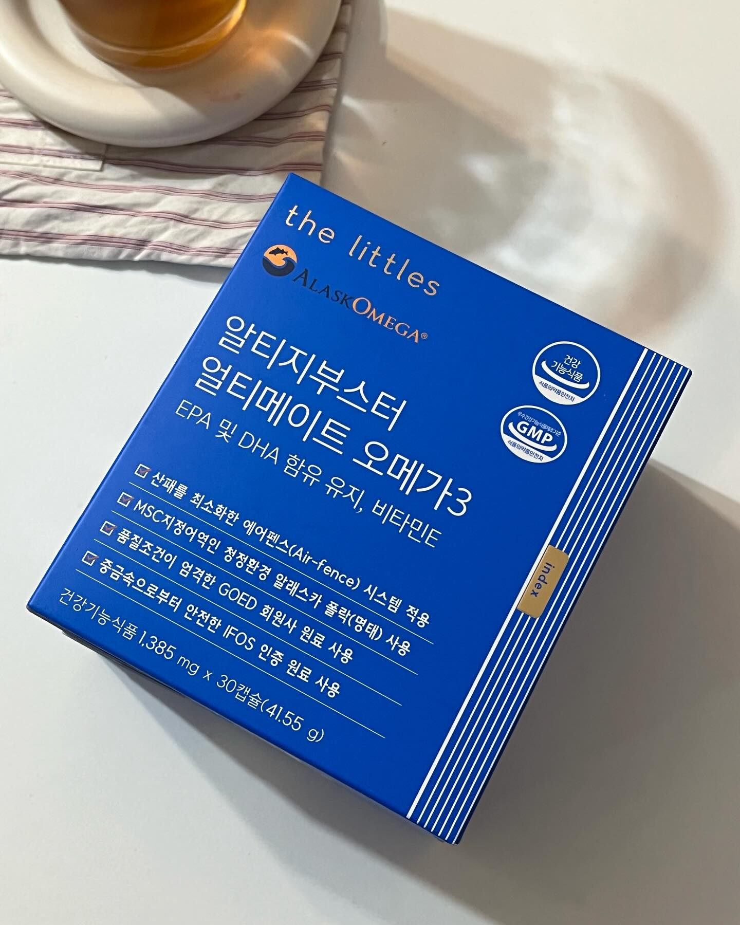 #협찬 오메가3 고를때 가장 까다로운 사람 저요🤚 완제품 대상 방사능 검사 완료 더 높아진 함량의 오메가3라니, 이 문구를 보고 안고를수가 없지

:
오메가3고를때 가장 기본적으로 챙기는 EPA+DHA 1,100mg에, 청정알래스카 원료와 산패안전검사 적합까지, 모두 완벽한 오메가3이고, 오메가3하면 비린내안날까 걱정 1도 안해도되는 냄새없는 타입이고, 사이즈가 큰편이지만(그래야 1일1타블렛이라 편해짐) 목넘김은 부드럽고 편한것도 좋아🙂

:
혈행개선과 눈 건조 개선 및 기억력 개선에 도와줄수있다는 오메가3니까 나는 꼭 챙기는 편인데, 갓벽한 나의 오메가3 자랑해야지

:
◽️더리틀스 thelittles.official 
◽️더리틀스 알티지부스터 얼티메이트 오메가3

:

#더리틀스 #알티지부스터오메가3 #얼티메이트오메가3 #방사능검사완료 #알래스카원료 #혈행개선 #기억력개선 #산패최소화