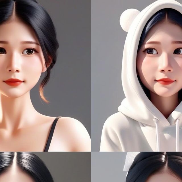 기주 on Instagram: "#광고 @concept_studio_official 🖤컨셉 AI 미니미 프로필🖤 사진 3-5장만으로 만드는 나만의 미니미ㅎㅎ 남자친구랑 가족들도 해봤는데 서로 본인 미니미가 더 귀엽다고 난리