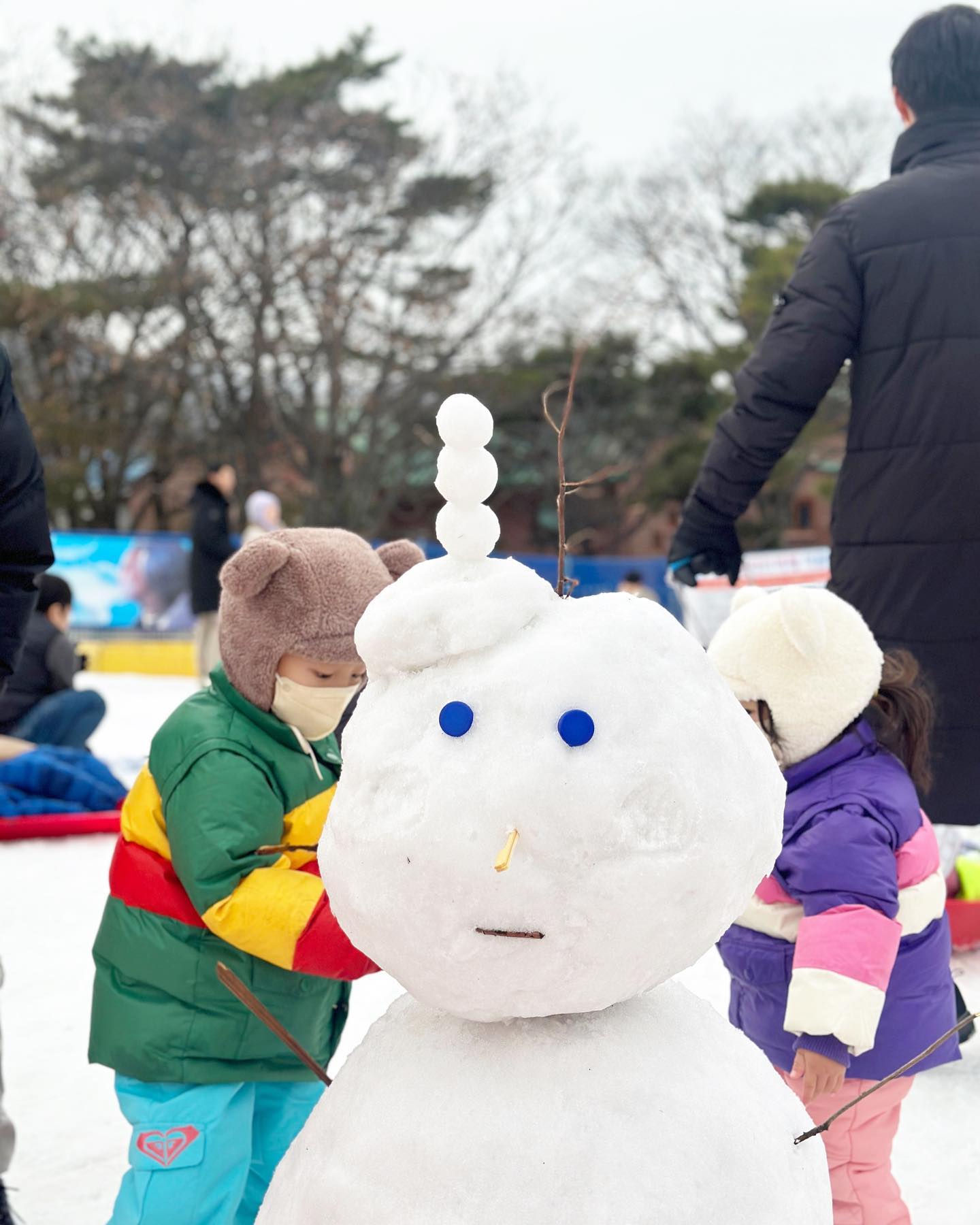 눈놀이 실컷하기⛄️ 신난 유승유진🤍🤍
#남매