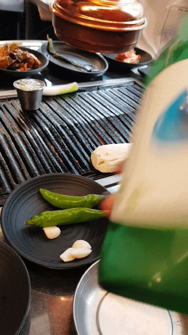 [ 순천식당 ] 순대쪽 돈삼이.순천돈삼이.순천근고기.순천돈마호크.사장님이친절하고 고기는 너무맛있다/ 송대리가사줌