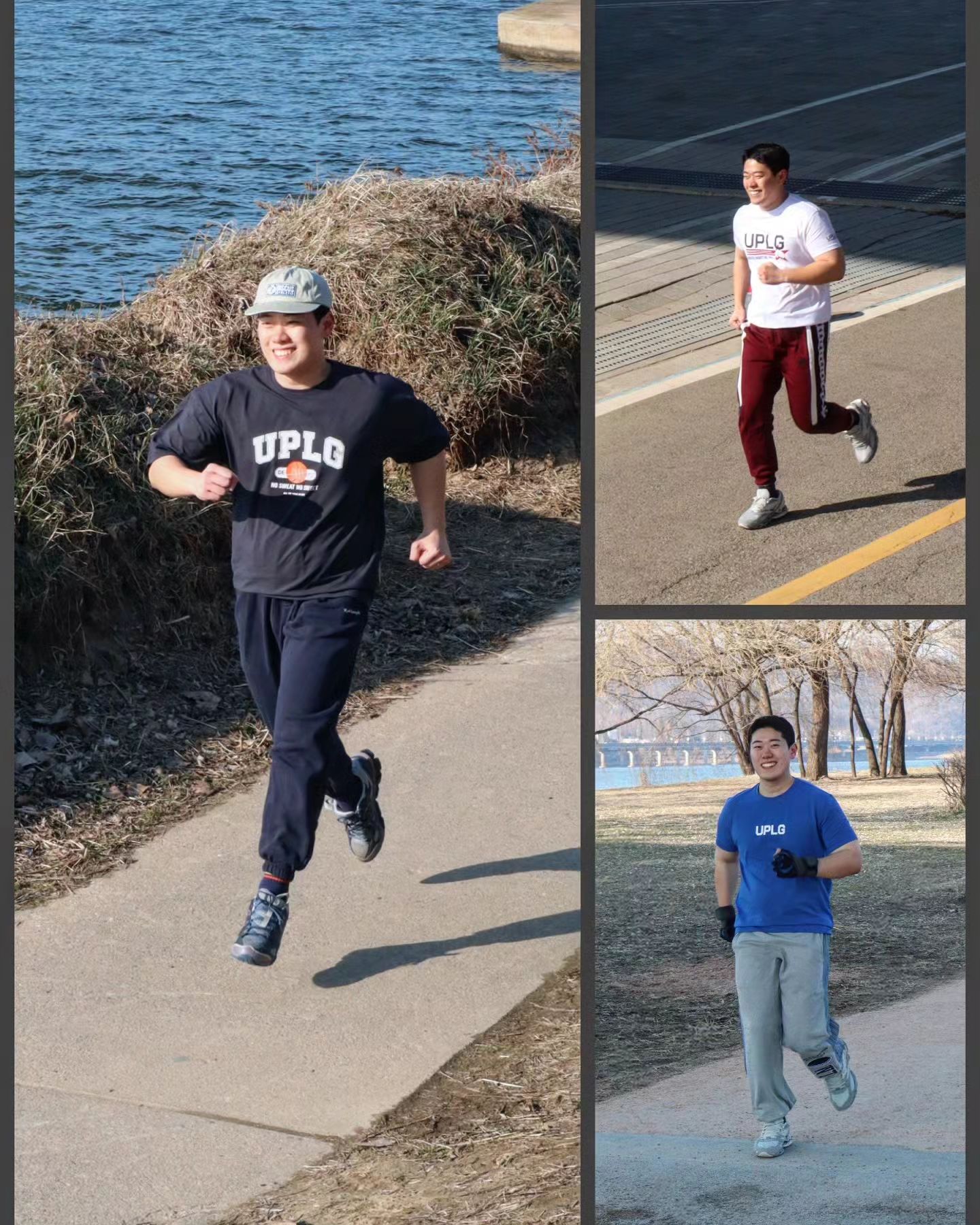 #협찬 생각없이 달리기 좋은 날씨 🏃‍♂️🏃‍♂️ 
.
✅️ 대조되는 착용감과 실루엣이 돋보이는 기능성 티셔츠 3종은
uplounge_official 
#유피라운지 #짐웨어추천 🖤💙🤍
.
✅️ 어깨가 넓어보이는 오버핏 실루엣
누구나 스포티하게 입기 좋은 아치 로고 그래픽으로
운동과 일상 어디에서나 스포티하게 입기 좋은
'덩크 로고 오버핏 반팔'
.
✅️ 2. 입기만해도 몸이 좋아보이는 머슬핏 특허
밀도 높은 스판덱스 사용 원단으로의
뽀송뽀송하고 매끈한 착용감과
고급 나염 그래픽 디자인이 포인트로
예쁘게 입기 좋은 'MMA 머슬핏 티셔츠'
.
✅️ 3. 머슬핏 남성 의류 판매 1위
익스트림 스트레치 특수 기능성 소재로
몸의 굴곡을 따라 흐르는
강력한 신축성과 탄탄한 원단감으로
일상 및 퍼포먼스에 모두 뛰어난
'메인로고 머슬핏 티셔츠'
.
✳️ 174 / 78 / 티셔츠 모두 L사이즈 착용
덩크 로고 티셔츠는 여유로운 오버핏 실루엣으로,
머슬핏 티셔츠는 상체가 도드라져보이는 슬림핏으로
멋스럽게 착용 가능했습니다 😁😁👍
.
.
.
#UPLOUNGE #UPLG #짐웨어 #남자머슬핏 #남자운동복 #짐웨어추천 #여름반팔티 #남자반팔티 #남자머슬핏반팔 #머슬핏