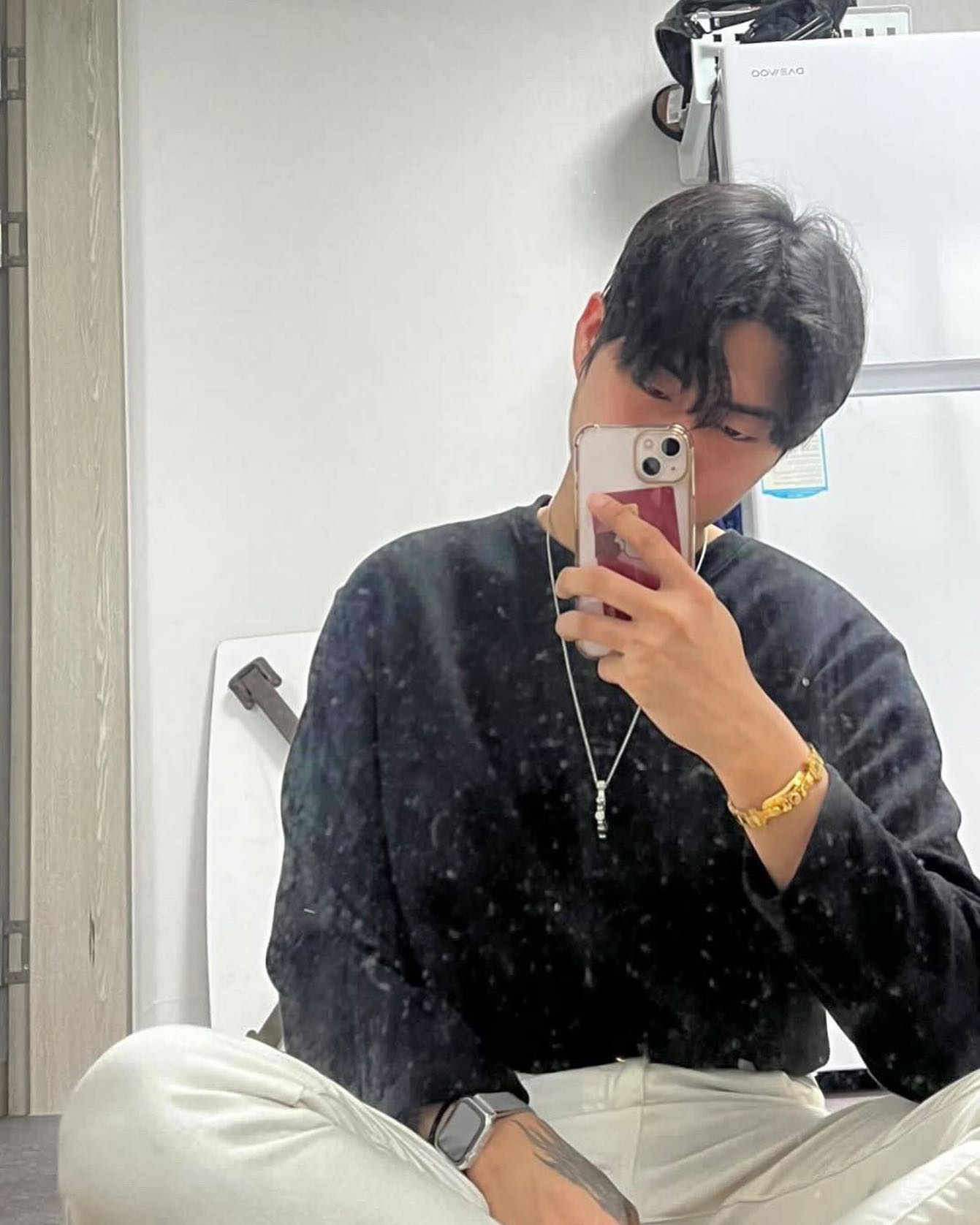 거울을 깨끗히 닦자