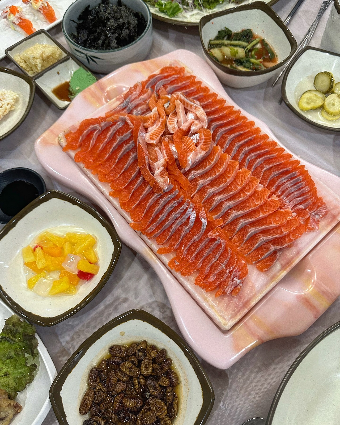 #한내송어회