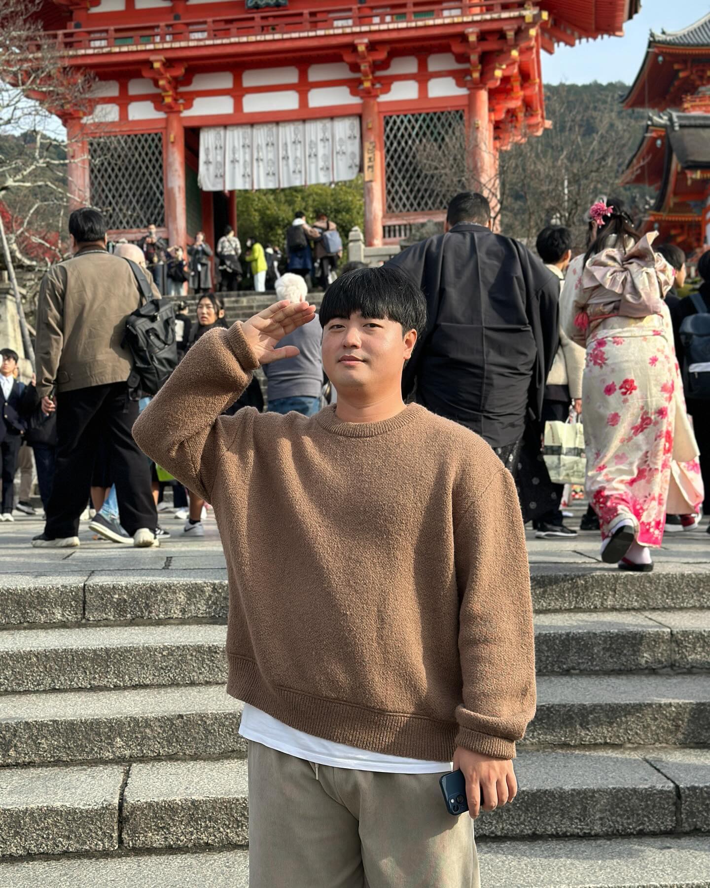 좋은 날씨 #교토
사람구경🌈