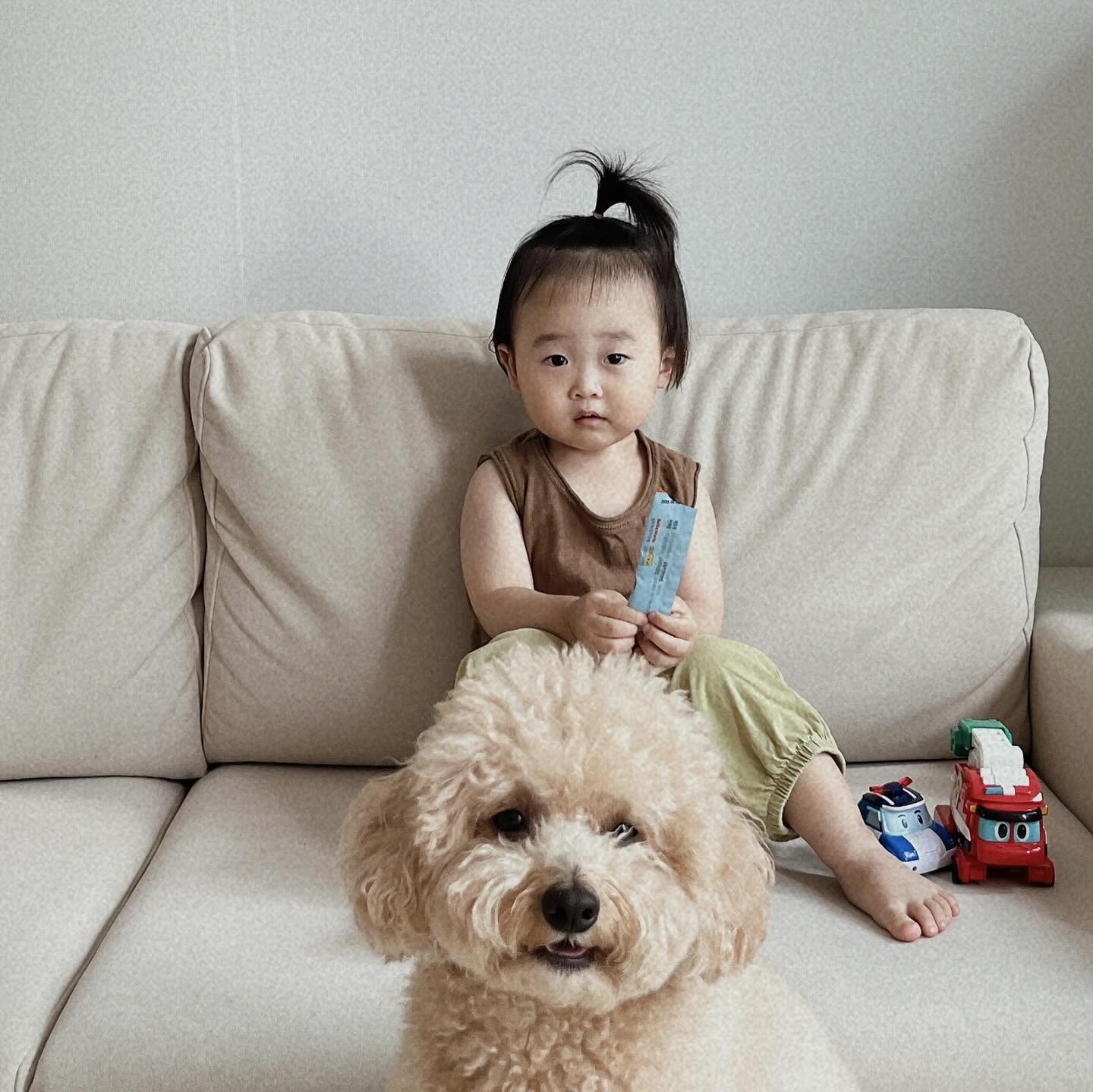 🏷️ #800일 💚🩵

한시도 가만있지 않는 우리집 둘 .ᐟ 
발바닦에 불붙은거마냥 
하루종일 뛰어다니는 차니때매
함께있는 모습은 찍기힘든데 

갑자기 둘이 저러고 있길래 
다급하게 핸드폰찾느라 안절부절한 
깜빡 X 100 나란엄마

덕분에 사진남겨서 쬐금 늦었지만 
800일 기록하기 :)

#둘이여서좋은이유