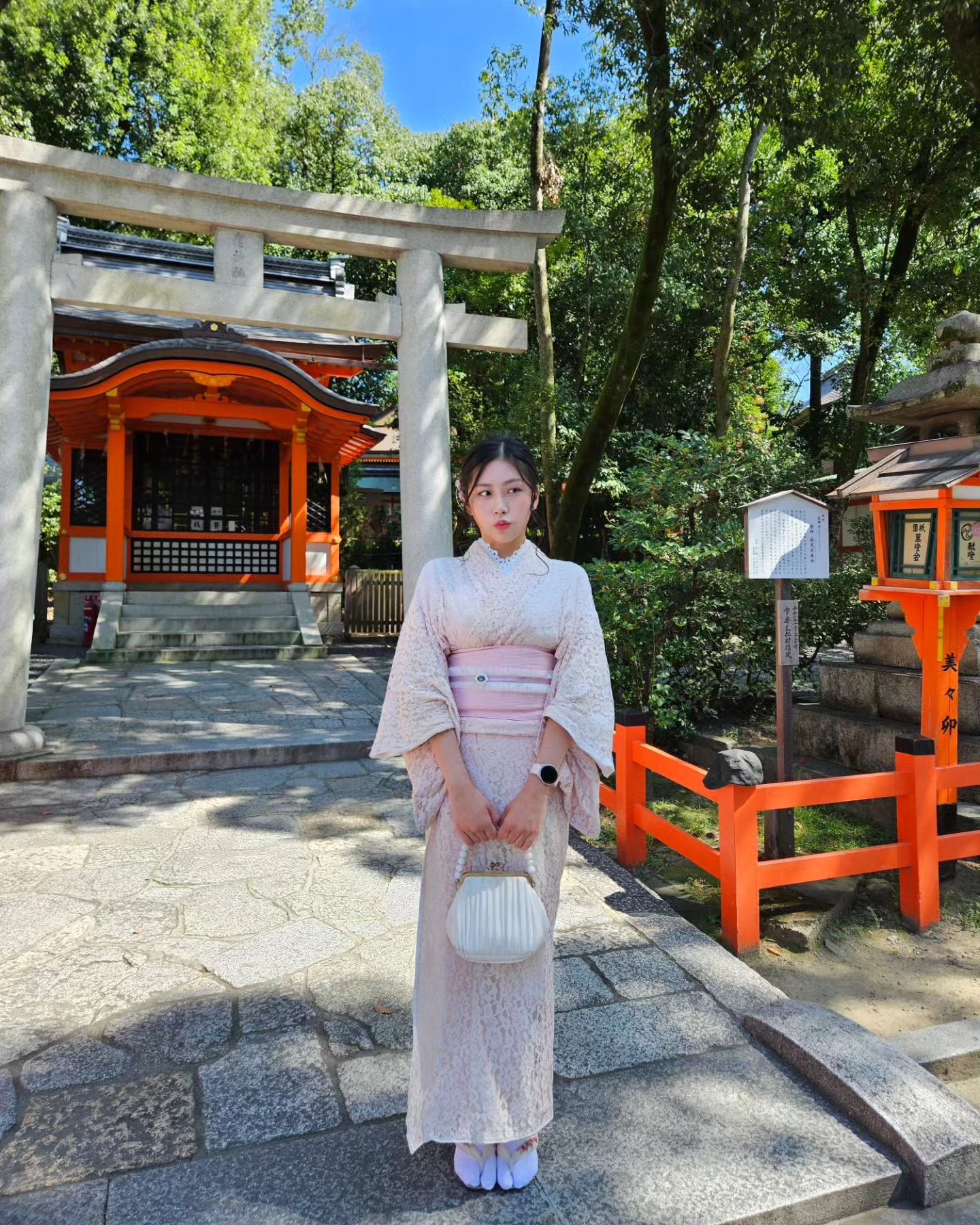 날씨가 오늘처럼 좋았던날🩷
#기모노 입으니 더 일본인으로 오해받았던 날