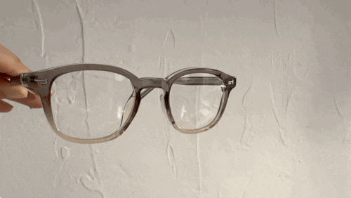 껴바 eyewear gguba :: JIN 아넬형 46mm 뿔테 아이웨어