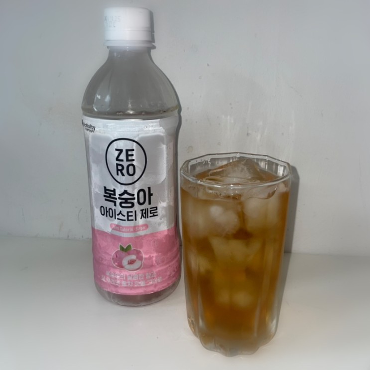 [한국맥널티] 맥널티 아이스티 제로 복숭아 솔직 후기