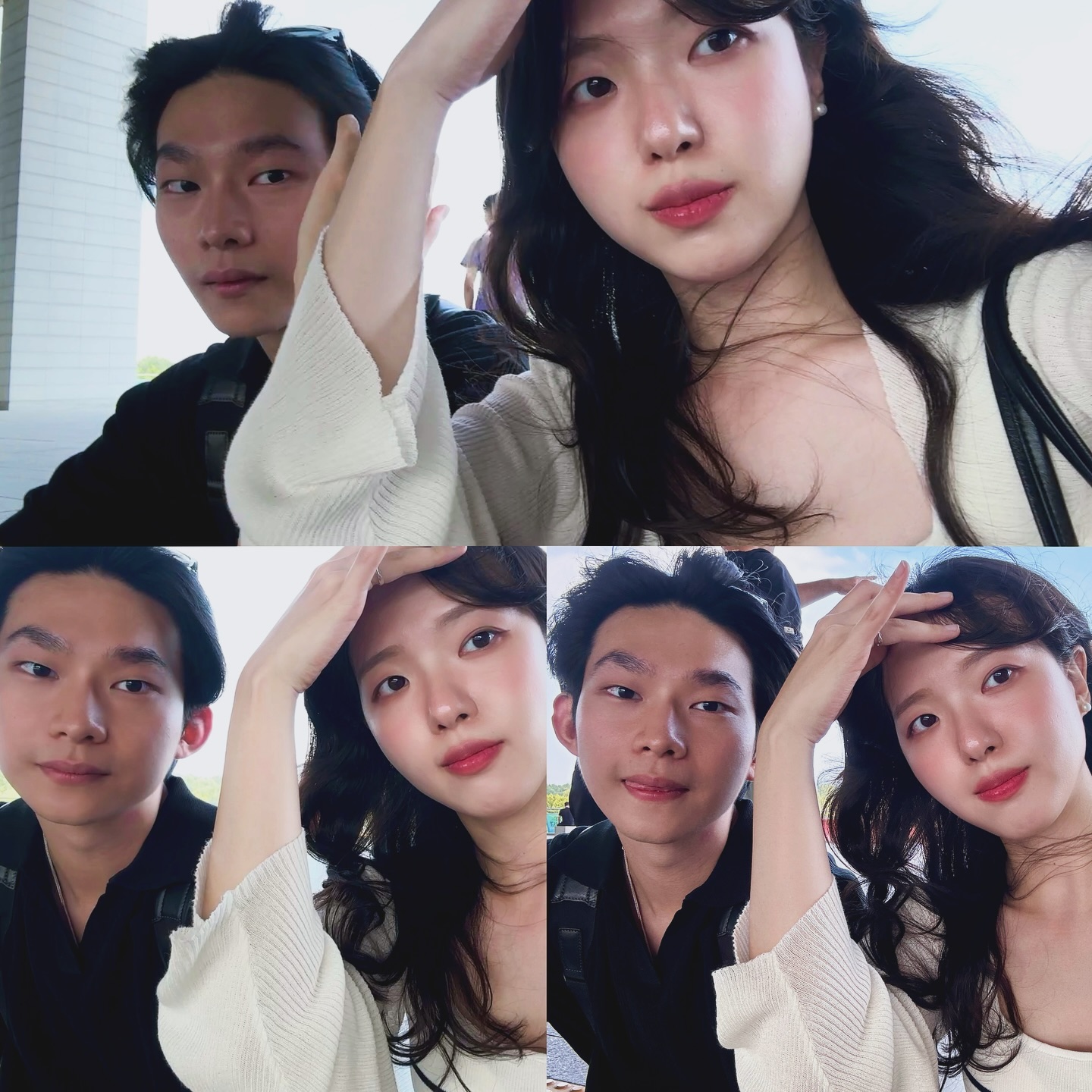 정말 오랜만에 같이 찍은 셀카 
이렇게 나중에 환연 X룸에 붙일 사진이 한장 더 늘고....😗ㅋㅋㅋ
추억의 장소 국중박 쓸 생각까지 아득히 가버린 파워 N