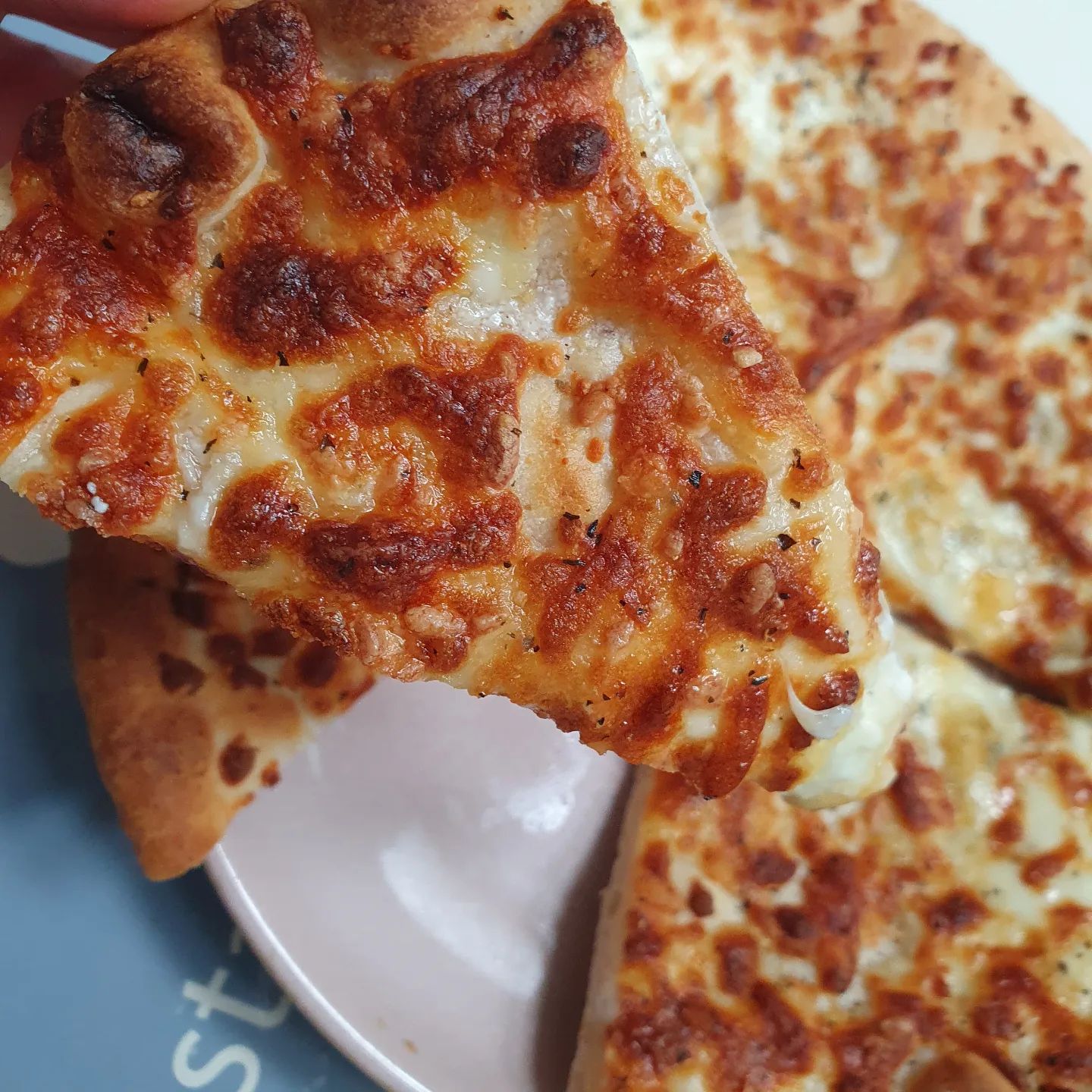 고르곤 졸라 피자 맛있네 ㅋ