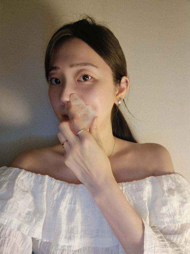 [괄사추천] 경락마사지 받은 느낌! 벨로즈 로즈쿼츠괄사 전후 후기🧖‍♀️