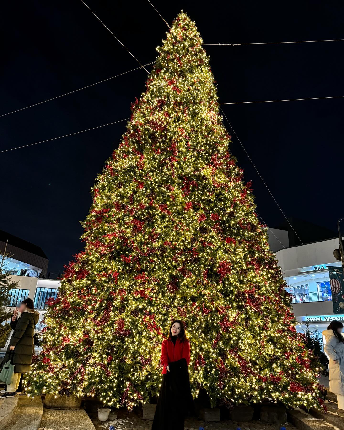 그냥 쇼핑하러 갔다가 뜻밖의 #대형트리 만남🎄🎄🎄
대형트리 너뮤 쥬아💚
게다가 사람도 없어서 줄서지 않고, 걍 빈공간에서 사진 찍으면 끄읕-