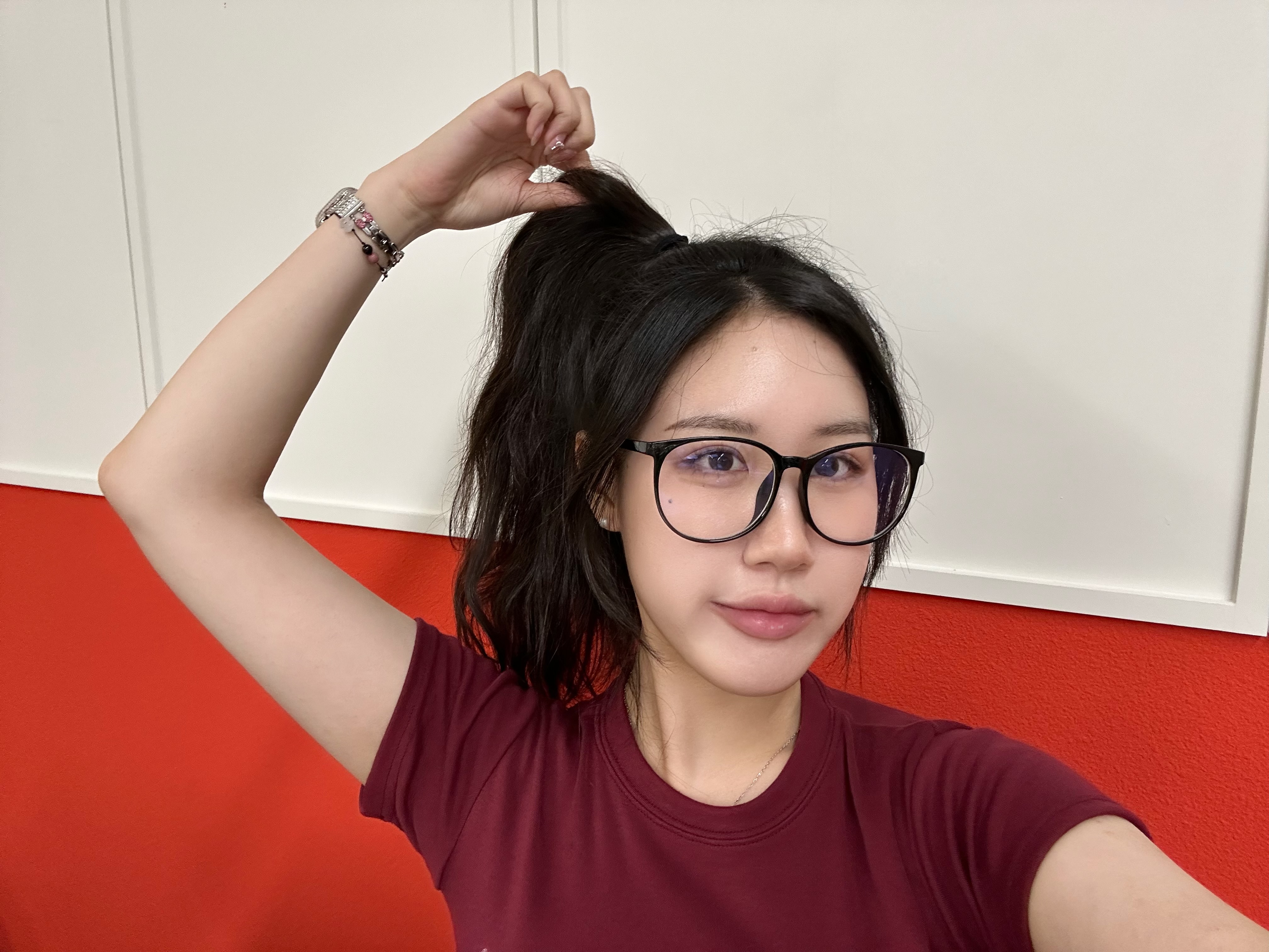 [SeeChic] 라운드 오버사이즈 투명 패션 경량 뿔테 블루라이트 차단 안경 G3