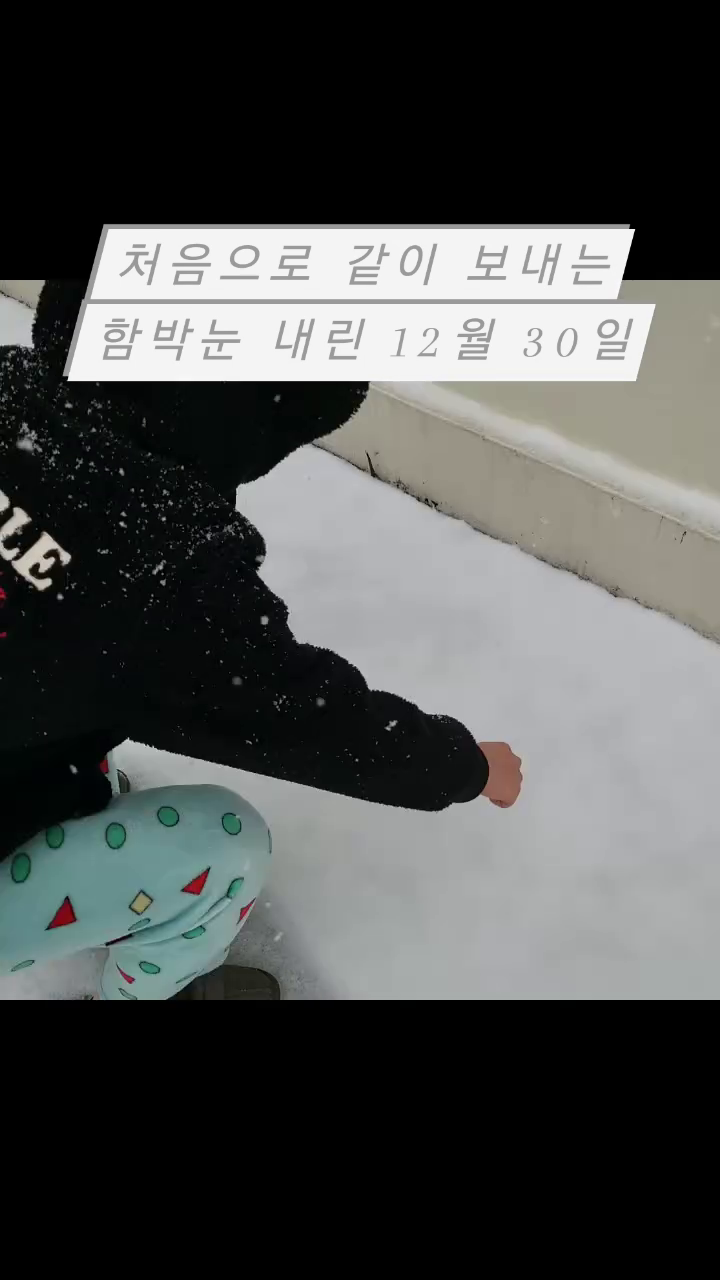 함박눈 내린 12월 30일☃️
늘 전방 근무라 명절, 연휴는 온전히 같이 보내기 어려웠는데
올해는 함께하는 연말연휴
내년엔 수달이도 함께하자

#함박눈 #눈내리는연말 #snowing❄️
