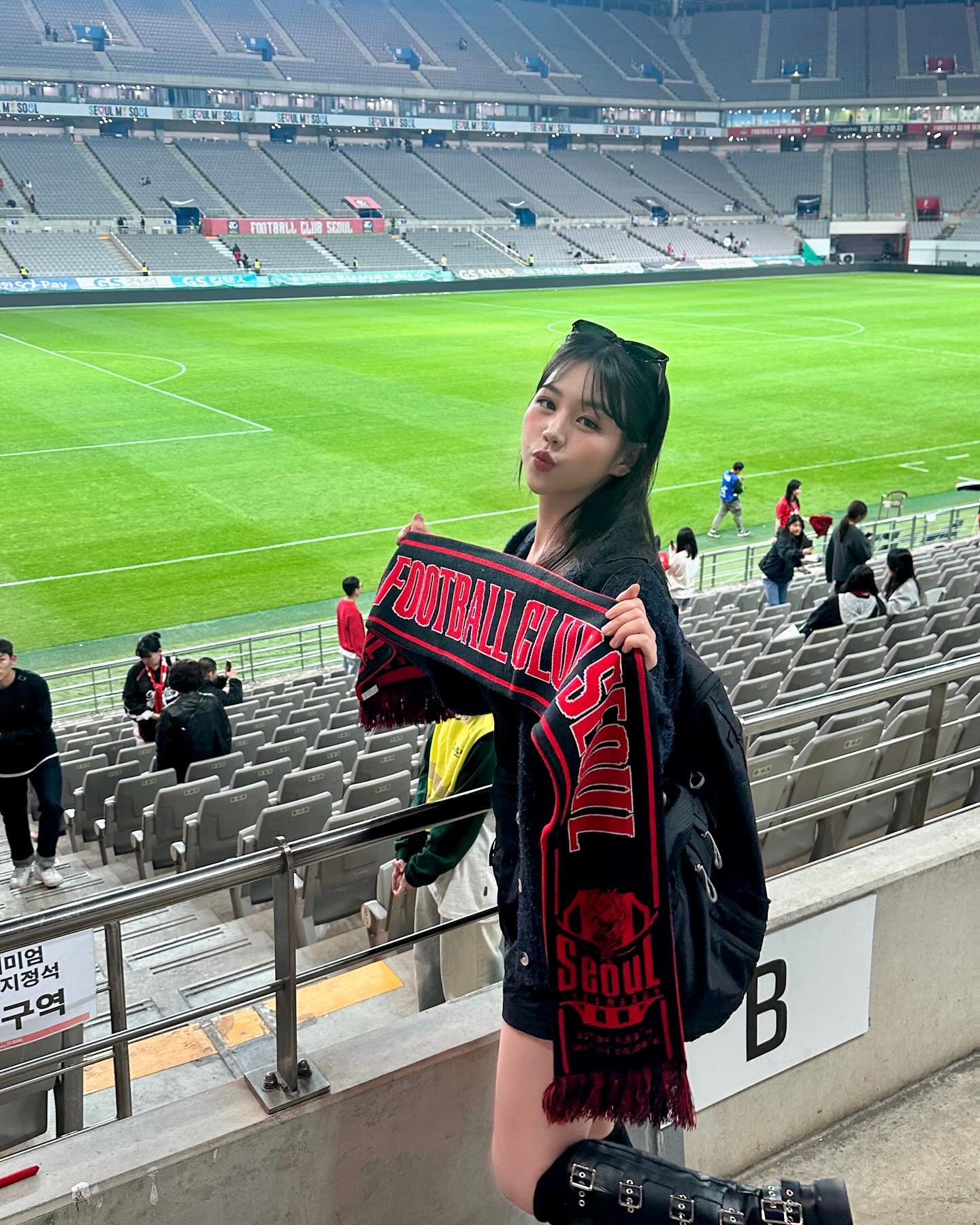 얼떨결에 첫 축구 관람 ⚽️🏟️❤️‍🔥