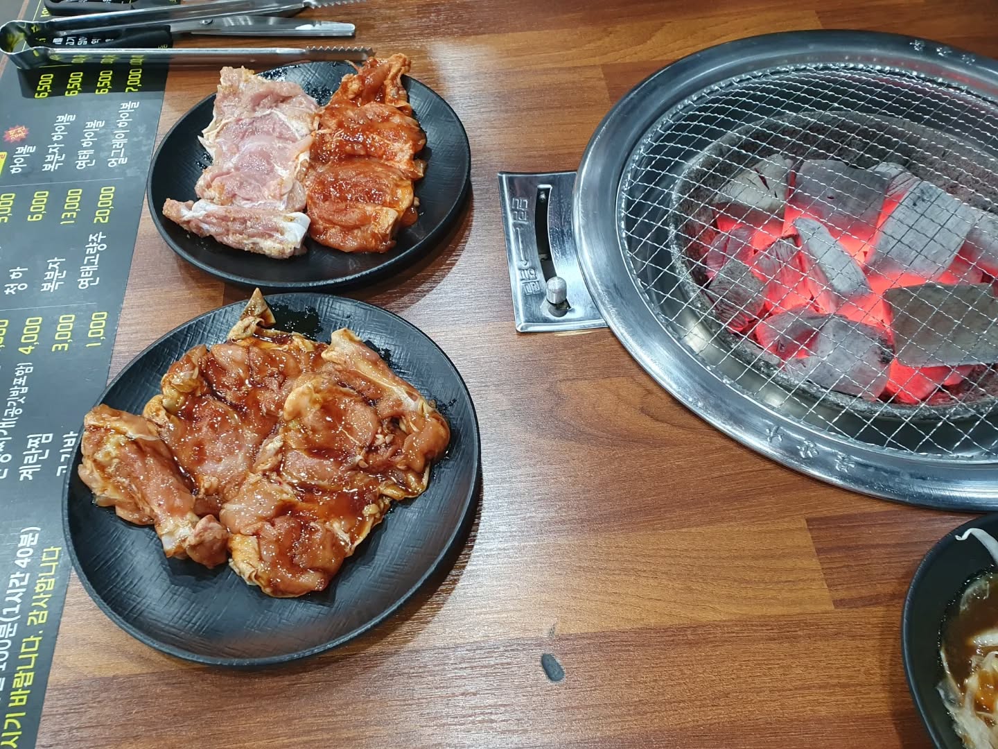 닭 무한리필 
18,900원

닭다리살
닭똥집
닭목살
무뼈닭발
치킨

골고루 즐기고 온

뫄 괜찮네

#천계산장 #닭무한리필