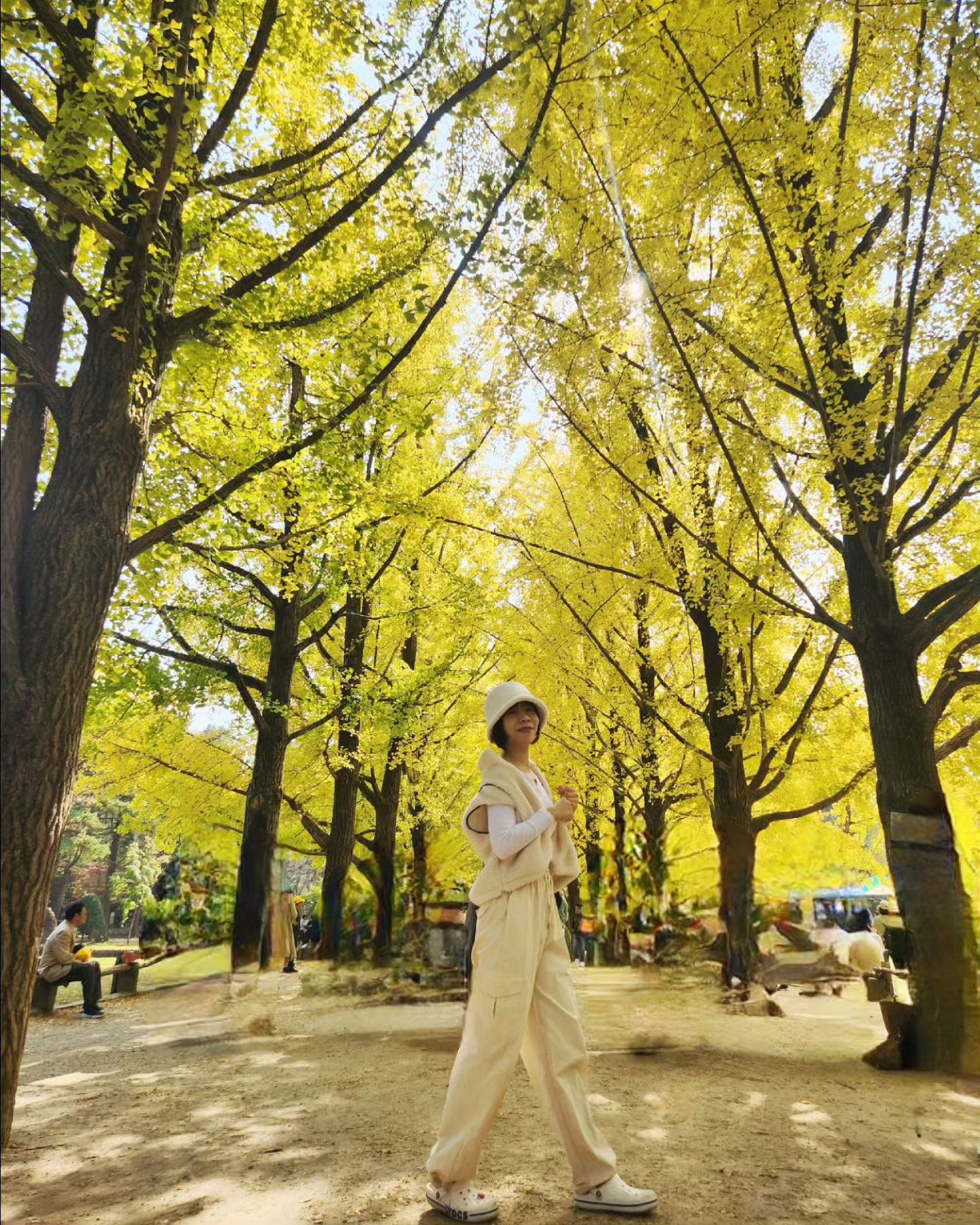 역시 #날씨 가 다했다.🍂🍁🍀🌿
(얼굴찐빵👀)

#남이섬 #가평 #여행 #travel