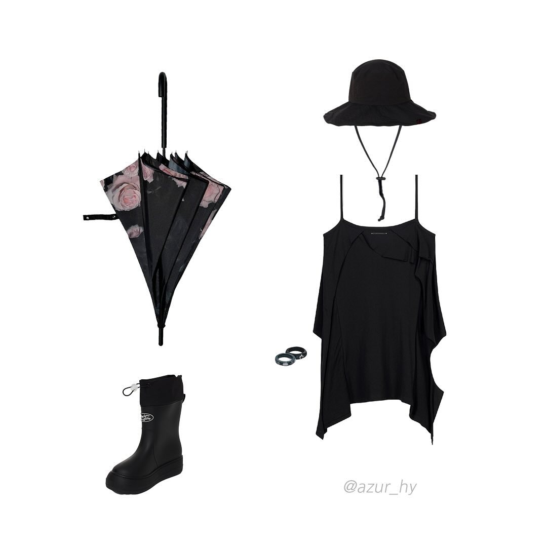 🖤🌷☔️

#lookbook