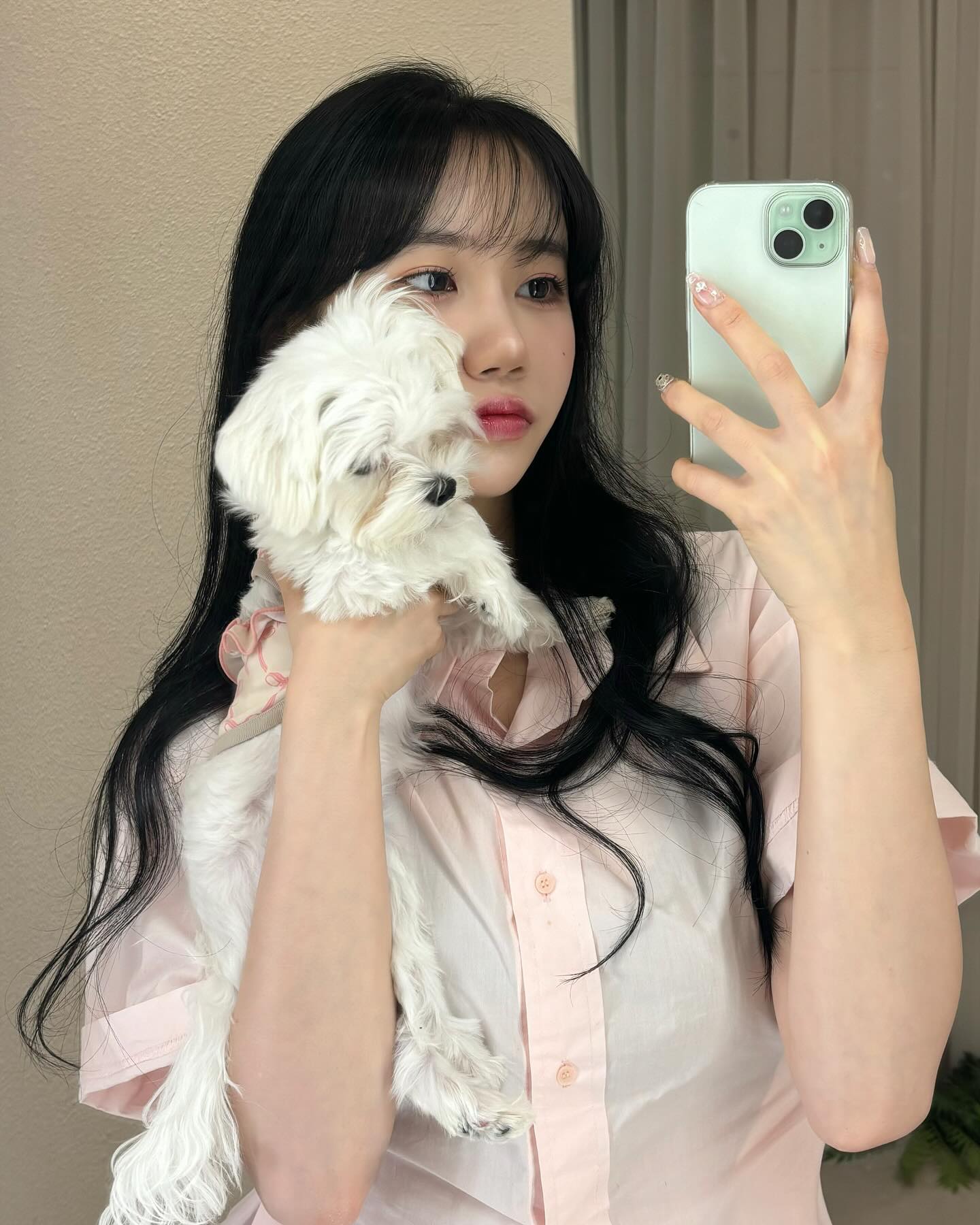 아부지 미용실 따라 온 은이들💗