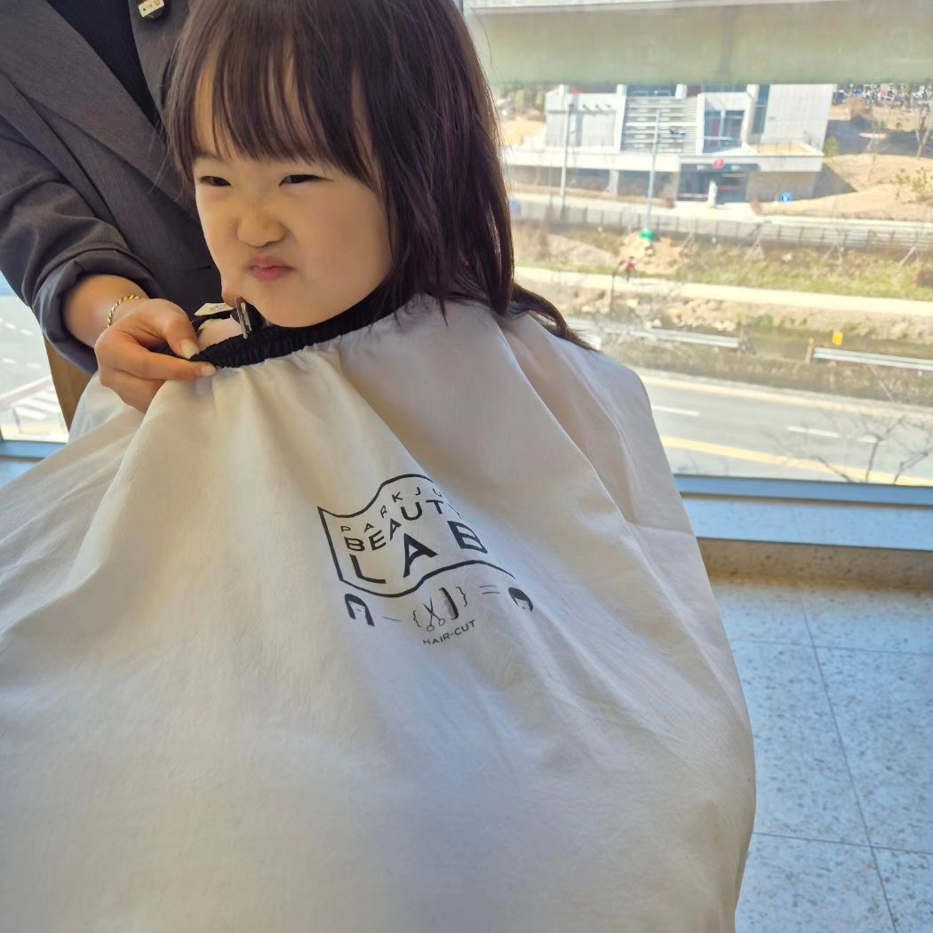 태어나서 첫단발❤️❤️❤️