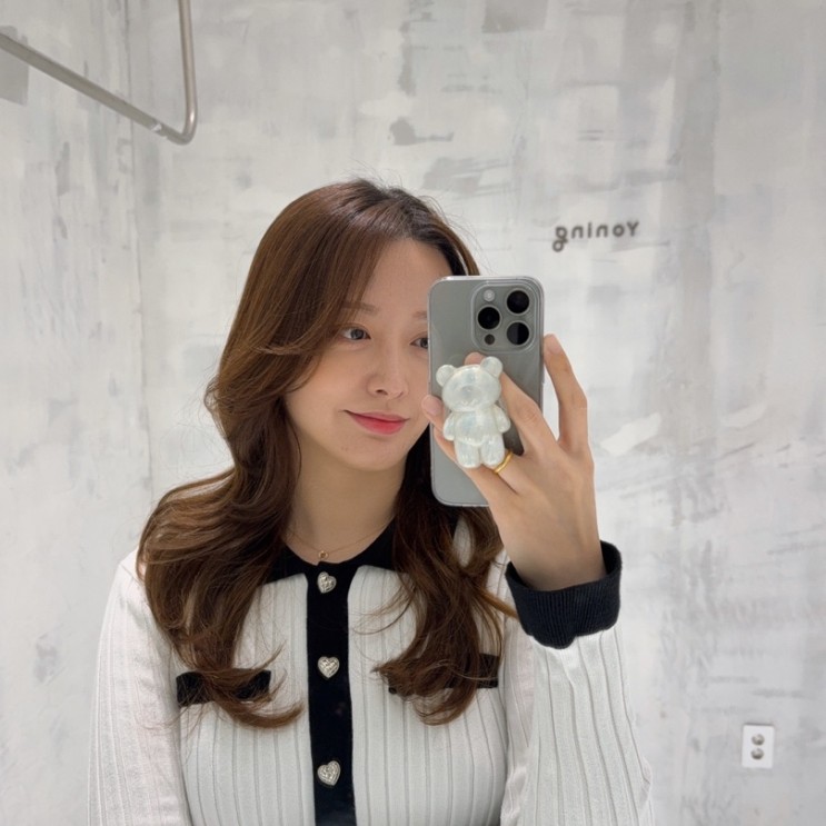 여자 긴머리 레이어드펌 잘하는 곳: 청담 미용실 요닝 재유쌤 긴머리 레이어드컷