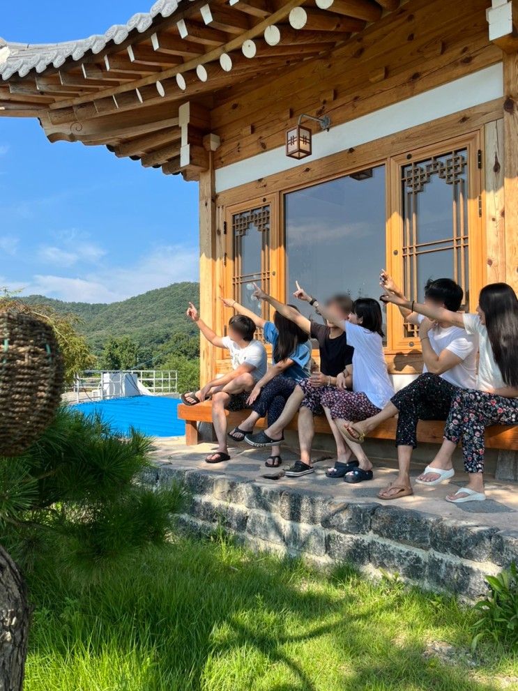 충남 천안 독채 촌캉스 추천 '금당채' 솔직 후기 (6인, 애견동반, 포토존)