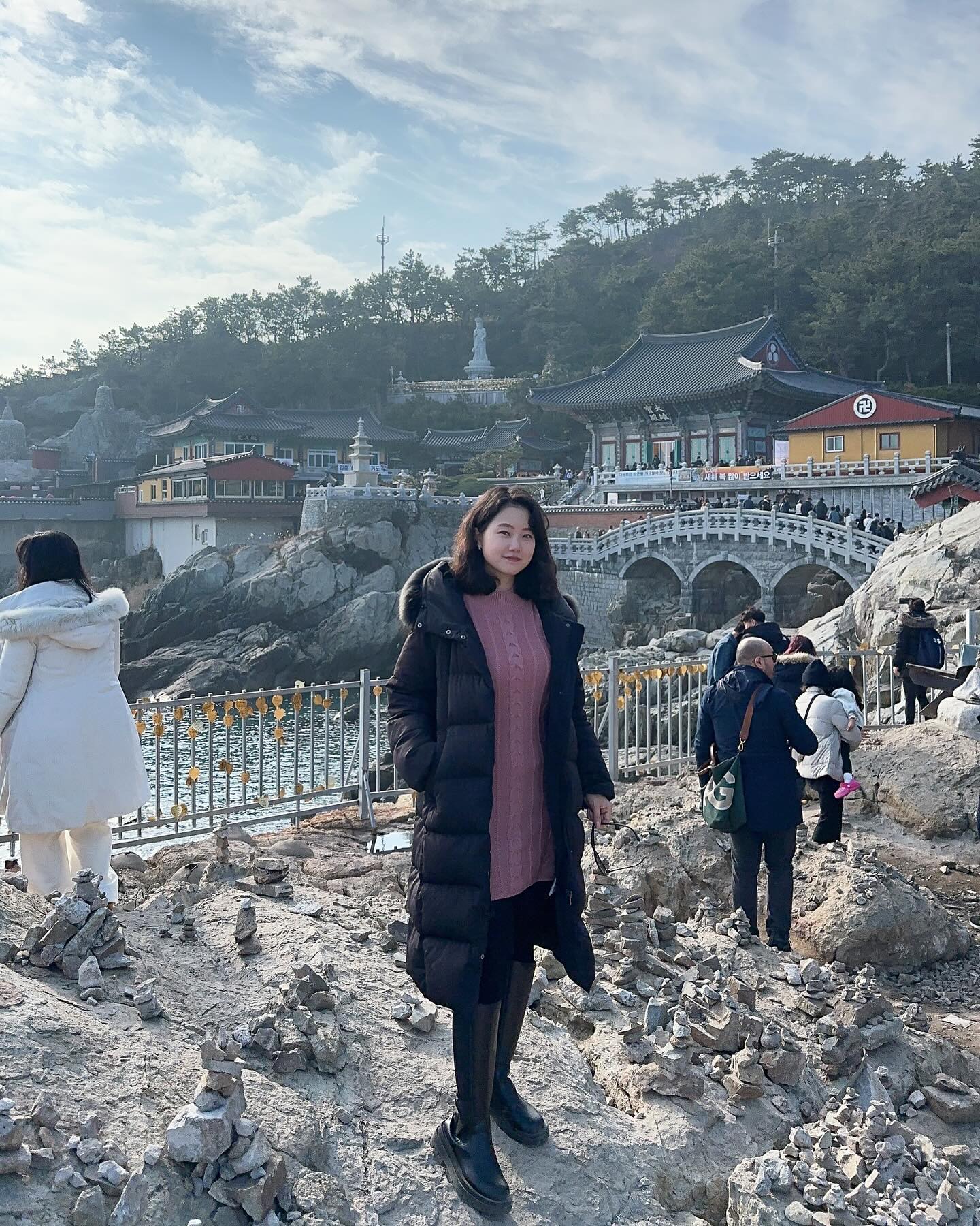 세번째 간 해동 용궁사와 아트 뮤지엄 그리고 시장 투어들🫶