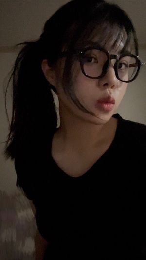 [SeeChic] 베이직 골드 메탈 뿔테 안경
